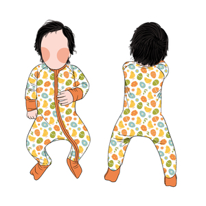 Romper Jumpsuit Bayi Perempuan Bahan Bambu Lembut Desain Kasual Berkualitas Tinggi dan Laris Manis - Product Image 5