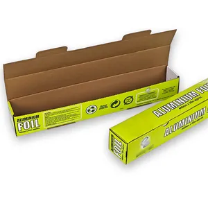 Caixas de embalagem de alimentos personalizadas impressas em cores longas por atacado, papel de alumínio, papelão ondulado, caixa para cozinhar em caixa