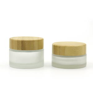 <span class=keywords><strong>Pot</strong></span> cosmétique <span class=keywords><strong>en</strong></span> verre rond givré écologique avec couvercle <span class=keywords><strong>en</strong></span> bois, rechargeable, vide, pour produits de beauté - Vente <span class=keywords><strong>en</strong></span> gros - Product Image 4