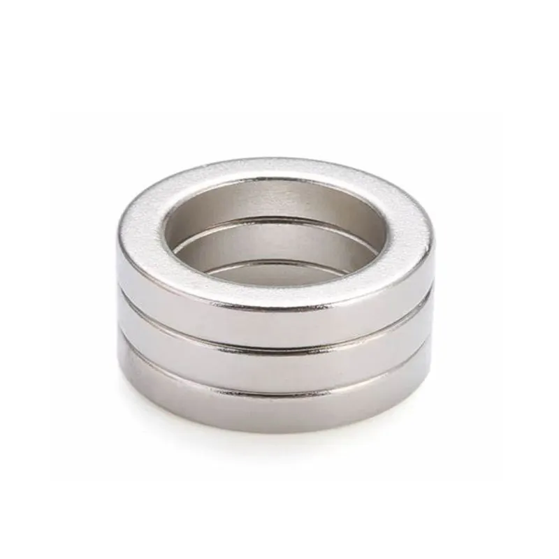 Diametrically Magnetized N52 Ring Neodymium Magnets Custom Size Good Price