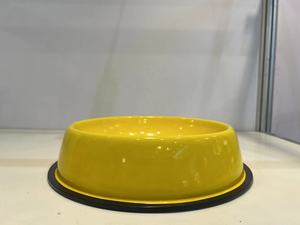 Cuenco portátil antideslizante para mascotas con logotipo personalizado, Metal esmaltado no tóxico para perros y gatos, comederos portátiles no tóxicos para cachorros <span class=keywords><strong>Bully</strong></span> - Product Image 2