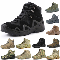 Nouvelles bottes d'entraînement en plein air, chaussures de randonnée imperméables, bottes de désert pour hommes, bottes tactiques d'entraînement pour hommes