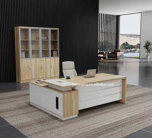 Mesa de Oficina de Diseño, Muebles de Oficina de Lujo, Escritorio Moderno de Madera, Muebles de Oficina, Mesa de Escritorio para Estudio - Product Image 2