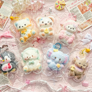 ของเล่นบีบคลายเครียดรูปสัตว์ BOTU ทำจากซิลิโคนเกรดอาหาร เนื้อสัมผัสนุ่มเหมือนครีม แต่งหน้าและจัดแต่งทรงผมได้อย่างสวยงาม สนุกกับการนวดบีบ - Product Image 1