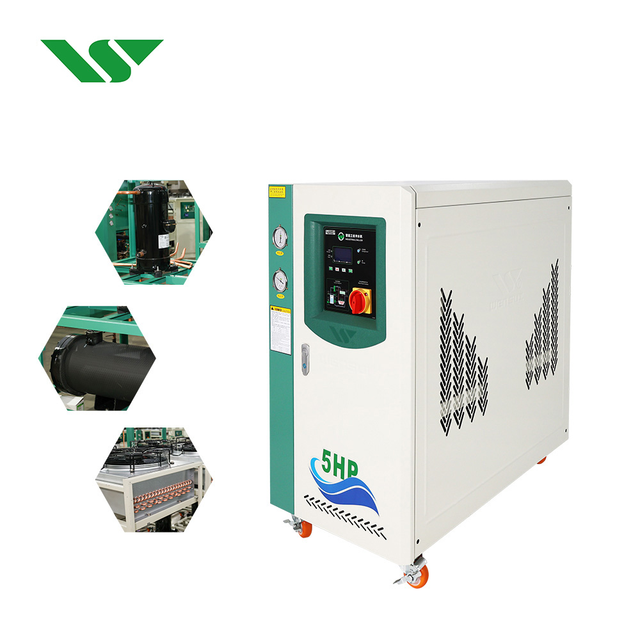 High-Quality Hermetic Compressor Packaged Chiller for Industrial Cooling Best Water Chiller Water Chiller Pet Blowing Machine