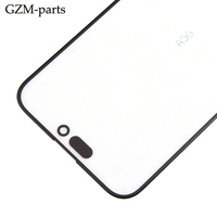 Für iPhone 15 Pro Max Front Außen glas mit OCA-Kleber Handy-Flex kabel für LCD-Touchscreen-Reparatur teil