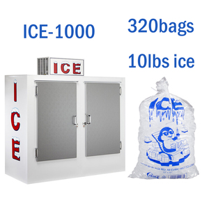 Almacenamiento de hielo Congelador de control digital de 2 puertas de temperatura única para exteriores para helados Uso en la cocina Fábrica de equipos de refrigeración - Product Image 4