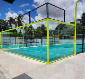 Sports de cour de <span class=keywords><strong>Padbol</strong></span> extérieurs et intérieurs de style panoramique nouvellement en vente avec padel de cancha personnalisé - Product Image 3