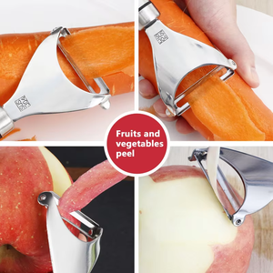 Cortador de <span class=keywords><strong>Verduras</strong></span> Manual Inteligente para el Hogar, Rebanador Ajustable con Cuchilla Triangular de Acero Inoxidable, Seguro y Fácil de Usar para Frutas y <span class=keywords><strong>Verduras</strong></span> - Product Image 5