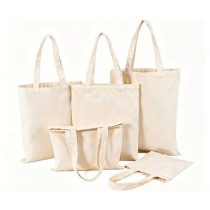 Wholesale Cotton Canvas <b>Handbag</b> With Your Diy Logo Printing Casual Fashion Women's Shoulder Shopping Bags - Product Image 1