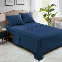 Coton personnalisé couleurs de qualité hôtelière ensembles de literie d'hôtel en bambou doux ensembles de housses de couette en bambou ensembles de draps plats avec taie d'oreiller