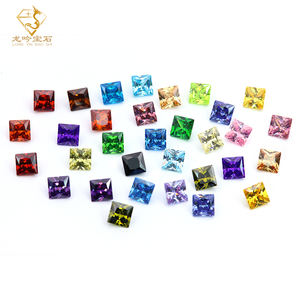 หินเซอร์โคเนียเซอร์โคเนีย5A เซอร์โคเนียทรงสี่เหลี่ยมสำหรับตัดเครื่องประดับ - Product Image 2
