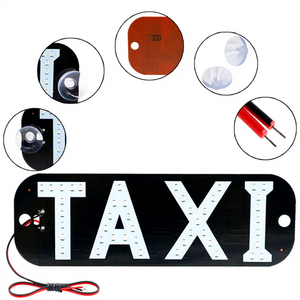 Feu indicateur LED OLIVER 12V 3W pour taxi, éclairage extérieur automobile pour toit de voiture, plaque d'immatriculation, feu de taxi vide avec interrupteur de montage - Product Image 4