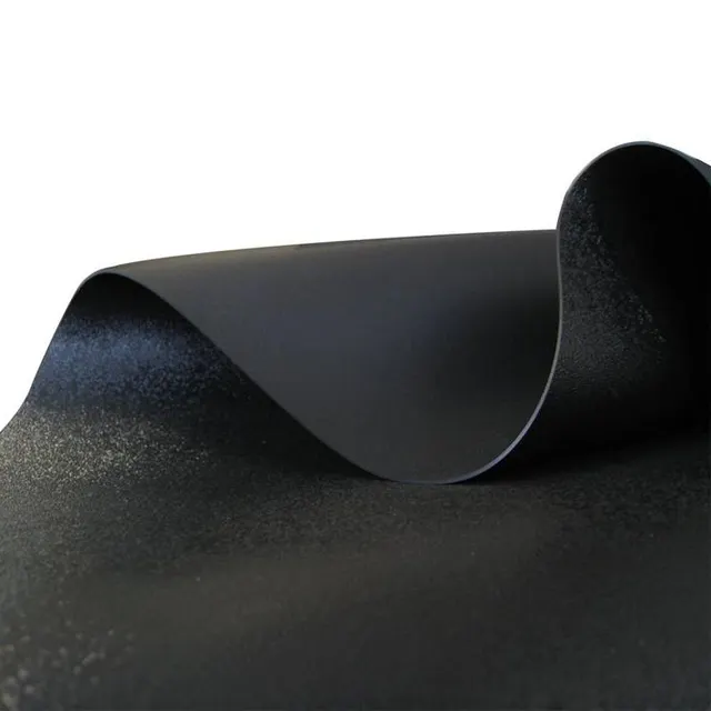 Rollo de película de Geomembrana LLDPE, lámina de plástico HDPE de 10 mil, 1mm de espesor