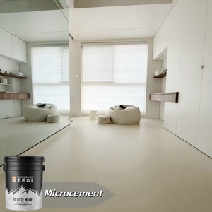 Wufushan Modern Microcemento Acrilico Finitura Impermeabile per Decorazione Pavimenti e Pareti di Hotel e Bagni - Product Image 2