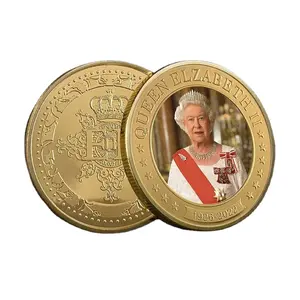 Moneta d'argento di Elizabeth II 95th di compleanno della regina elisabetta ii del metallo su ordinazione all'ingrosso