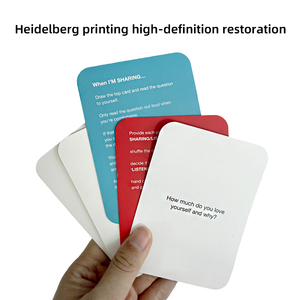 Jeu de cartes interactif et écologique personnalisé pour conversations, jeu amusant pour les soirées en famille, pour adultes et adolescents, idéal pour les soirées jeux et les rassemblements. - Product Image 3