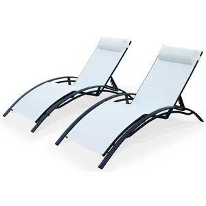 Chaise de bain de soleil en Aluminium de grande qualité, chaise pliable