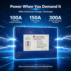 แบตเตอรี่ลิเธียมไอออนแบบแท่งปริซึม LiFePO4 3.2V 100Ah 320Wh เกรด A แบบปิดผนึกสำหรับเก็บพลังงาน - Product Image 5