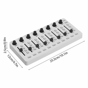 Controlador MIDI Inalámbrico M-VAVE SMC-MIXER, 43 Botones, 8 Faders, 8 Perillas, Controlador DAW Ideal <span class=keywords><strong>para</strong></span> Ableton/FL Studio/<span class=keywords><strong>Cubase</strong></span> - Product Image 2