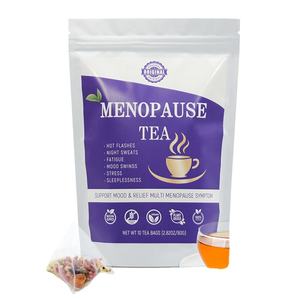 Té de Hierbas Orgánico Totalmente Natural Chinaherbs, Té para la Menopausia de Marca Privada para el Bienestar de la Mujer en Bolsitas de Té - Product Image 1