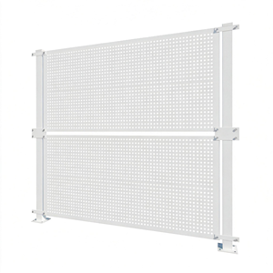 Barriera Antivento Perforata per Cantieri <span class=keywords><strong>Stradali</strong></span> Comunali, Barriera di Sicurezza Costiera, Pannello Perforato Zincato - Product Image 2