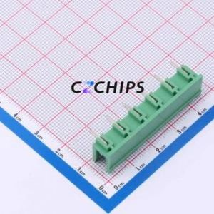KH-ZBF3000R-6P-7.62G Plug-in Terminal Block Through hole Component (THT),P=7.62mm Connector 7.62mm Green Right Angle Pin 6P - Product Image 2
