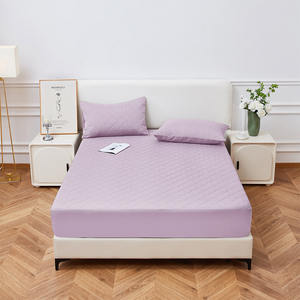 Usine personnalisée de haute qualité anti-poussière lavable 100% polyester microfibre imperméable <span class=keywords><strong>drap</strong></span> <span class=keywords><strong>housse</strong></span> protège-matelas couvre-lit - Product Image 5