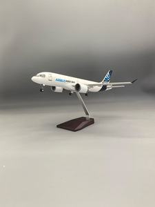 Modèle d'avion personnalisé en résine A220-<span class=keywords><strong>300</strong></span> 38cm, modèle <span class=keywords><strong>Airbus</strong></span> 220 avec éclairage, échelle 1/100, cadeau promotionnel en vente - Product Image 6