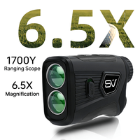 Télémètre laser de chasse Sensivision 1700Y, mode vitesse, grossissement 6,5x, précision 0,5m