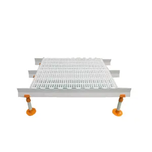 Plastic poultry slatted floor with all size holes