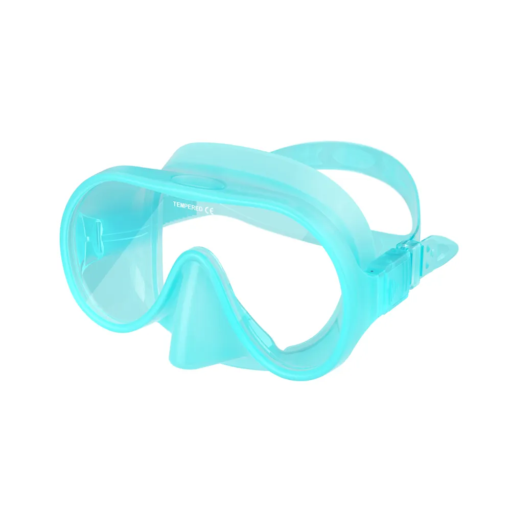 New Professional Frameless Single Lens Silicone Material Scuba Diving Snorkeling Scuba Snorkeling Diving Mask for Adult