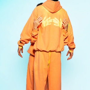 Temperature Sensitive Color Custom Tracksuit Set Streetwear Unisex 2 Piece Heat Reactive Hoodie and Sweatpants Set <b>Jogging</b> <b>Suit</b> - Product Image 2