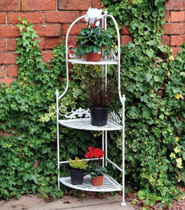 Decoración del hogar 3-nivel <span class=keywords><strong>vertical</strong></span> jardín planta de almacenaje de la esquina de grandes macetas soportes de estante - Product Image 6