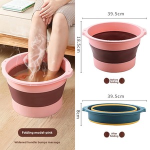 Baignoire de massage portable <span class=keywords><strong>et</strong></span> pliable pour les pieds, en plastique, pour usage domestique, avec fonction de massage manuel <span class=keywords><strong>et</strong></span> de rétraction - Product Image 6