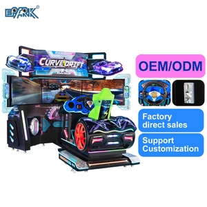 Epark ba màn hình mô phỏng đua xe năng động Kinh nghiệm tốt đồng tiền hoạt động lái xe máy trò chơi - Product Image 2