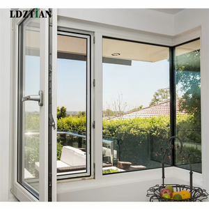 Cheap <strong>Replacement</strong> Latest Design Aluminum <strong>Frame</strong> Two Open Tilt-Turn Tilt and Turn Aluminium Casement <strong>Window</strong> United States, Canada - Product Image 6
