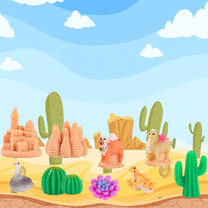 Figuras de Resina Decorativas de Escenas del Desierto en Miniatura, Juego de Varias Piezas, Estilo Bohemio, Decoración para Sala de Estar, Diseño con Motivos Vegetales - Product Image 2