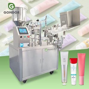 Italy <b>Paint</b> Ointment Seale <b>Tooth</b> Paste Cosmetic Toothpaste Hand Cream Aluminum Tube Fill Fold Seal Machine - Product Image 1