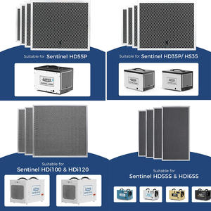 Filtro de aire Sentinel Hd35p para deshumidificador, pantalla de filtro de repuesto compatible con los modelos Hd35p Hs35 - Product Image 1