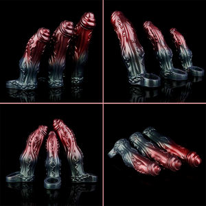 20 في إغلاق بقعة ز تحفيز القضيب كم القضيب الواقي الذكري القضيب كبير موسع القضيب المنتج المثيرة مع تحفيز الداخلي - Product Image 3