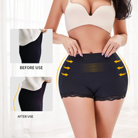 Meilleure vente Femme maille rembourré Shapewear Butt Lifter femmes 4 pièces Coussinets rehausseurs Faux cul Faux hanche Butt Lifter Shapers