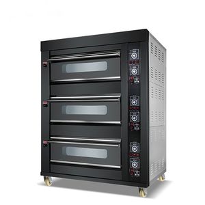 Lpg gaz Mini pişirme fırını Pizza yapmak için elektrikli konveyör çoklu ahşap tek güverte ticari sıradan Otg açık tuğla taş - Product Image 5