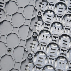 Tappeti Modulari Moderni Ecologici a Incastro da 11mm, <span class=keywords><strong>Tappeto</strong></span> con Motivo a Pneumatici, Facile da Pulire, Rimuove la Polvere, Lavabile, <span class=keywords><strong>per</strong></span> Hotel e Ingressi <span class=keywords><strong>di</strong></span> <span class=keywords><strong>Casa</strong></span> - Product Image 4