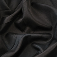 Polyester noir léger 100% T du blanc 210 tissu de doublure de pongé teint par plaine pour des doublures de vêtement