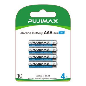 Батарейки щелочные AAA (1.5В) <span class=keywords><strong>LR03</strong></span> AM4, <span class=keywords><strong>4</strong></span> шт. в блистерной упаковке, длительного срока службы, для бытового использования. - Product Image 1