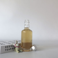 Bouteille en verre de 750 ml pour whisky et spiritueux avec base solide et design de col unique – Bouteilles en verre pour brandy et cognac