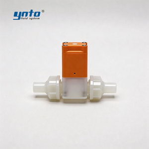 Vanne à diaphragme pneumatique à action directe à usage spécial pour la fabrication électronique, corps personnalisé en PVC/UPVC/PPH, sans écouvonnement métallique - Product Image 3