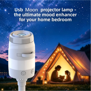 Nuova Lampada di Proiezione Via Lattea USB ABS di IBN con 13 Mappe Stellari, Luce Calda Ambientale Notturna per Camera da Letto e Comodino, Cielo Stellato - Product Image 2