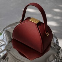 Nouveau style, sac à bandoulière demi-lune en PU, style Pandora, géométrique, rétro, pour femme, vente en gros